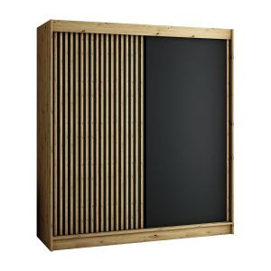 Ruime en moderne LAMELO 200cm kast met lattenbodem