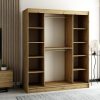 Nowoczesna szafa LAMELO 180 z lamelami. Charakteryzuje ją nowoczesny design i elegancji wygląd.