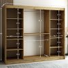Interieur van kast I 250 met afmetingen.
