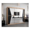 Kledingkast MAROKO 250 artisan zwart