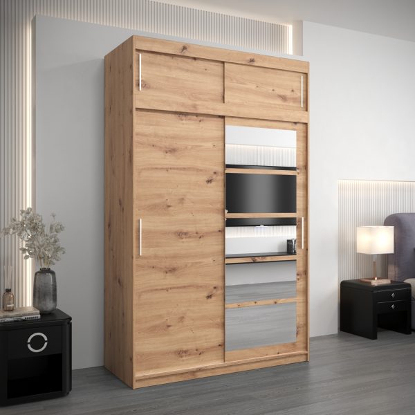 Kledingkast RENO 1 150 met bovenkast