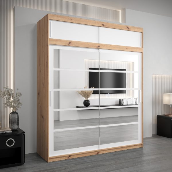 Kledingkast RENO 2 200 met bovenkast