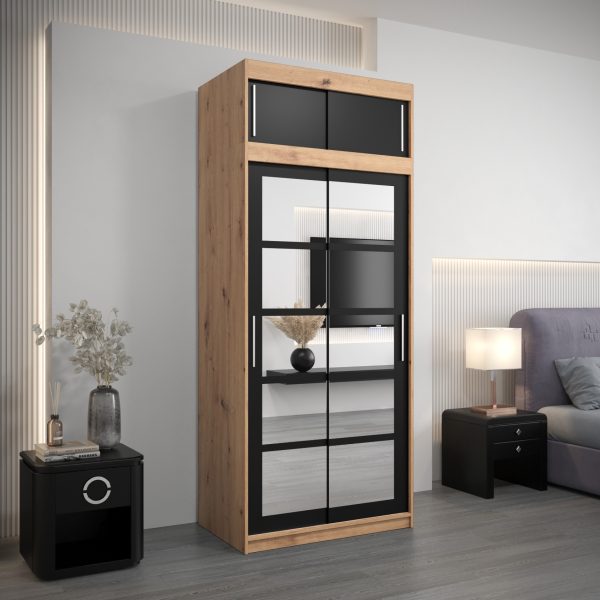 Kledingkast RENO 2 100 met bovenkast