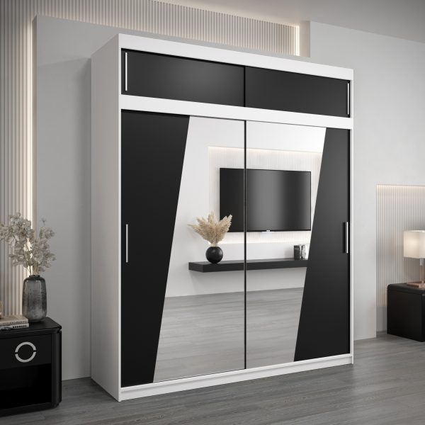 Kledingkast RHOMB 200 cm met bovenkast