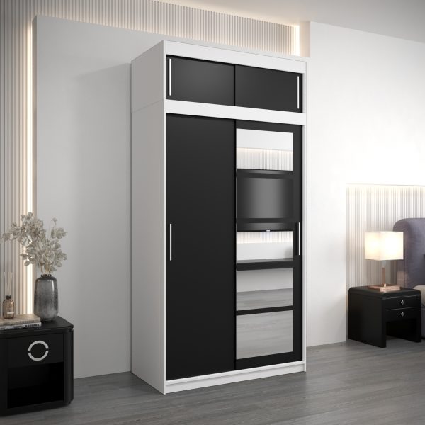 Kledingkast RENO 1 120 met bovenkast