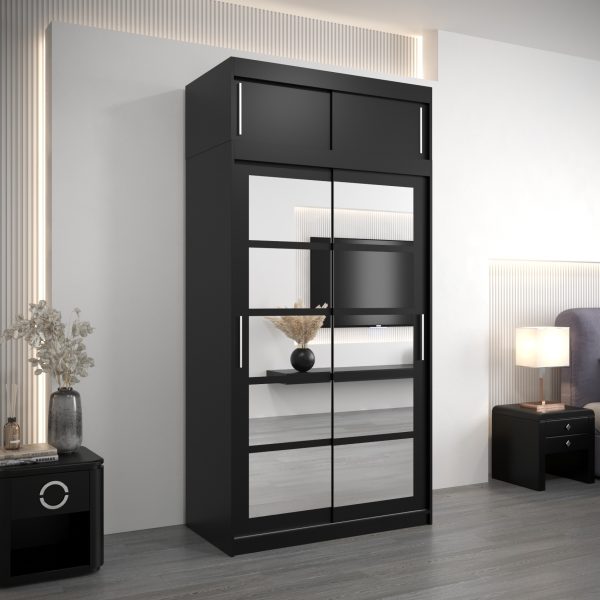 Kledingkast RENO 2 120 met bovenkast