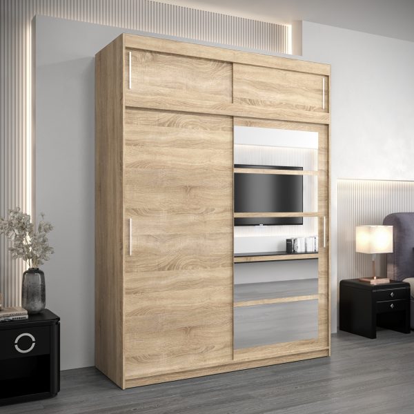 Kledingkast RENO 1 180 met bovenkast