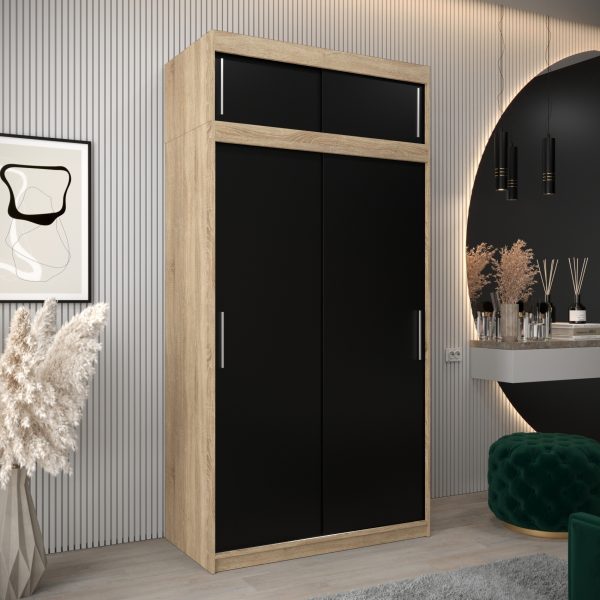 Kledingkast TOKIO 120 met bovenkast