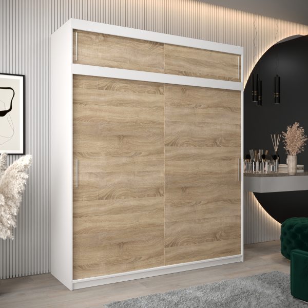 Kledingkast TOKIO 200 met bovenkast