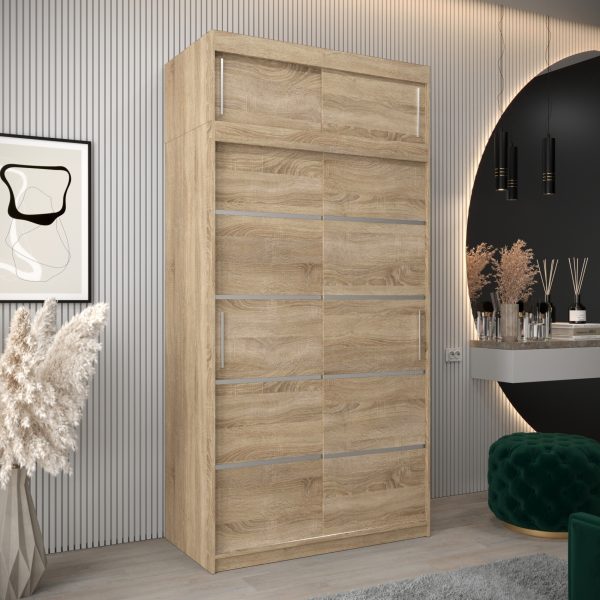 Kledingkast VITTORIA 1 120 met bovenkast