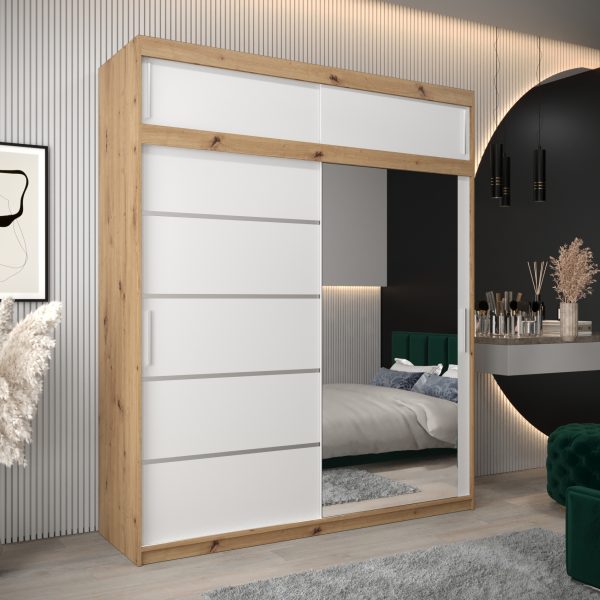 Kledingkast VITTORIA 2 200 met bovenkast