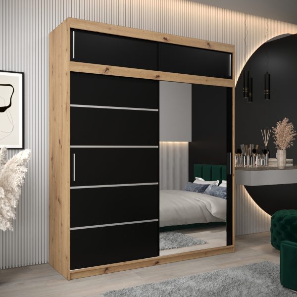 Kledingkast VITTORIA 2 200 met bovenkast