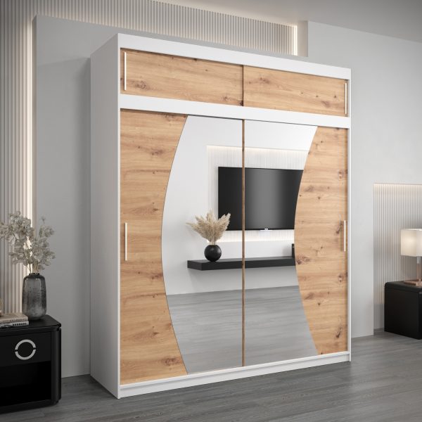 Kledingkast GLASGOW 200 met bovenkast