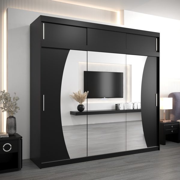 Kledingkast GLASGOW 250 met bovenkast