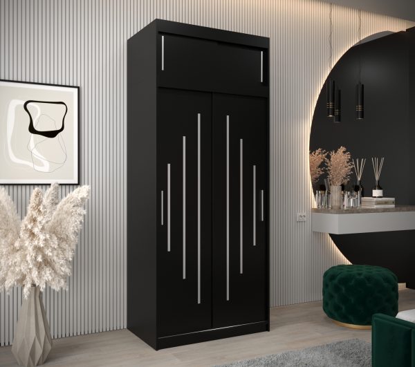 Kledingkast Purmer 100 met bovenkastje