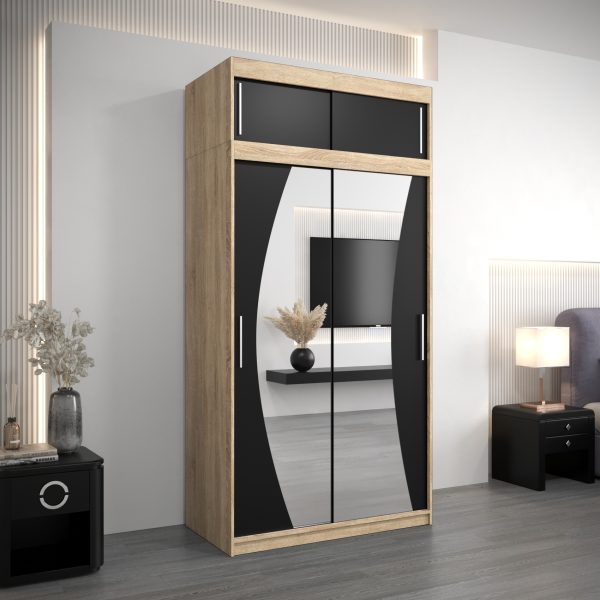 Kledingkast GLASGOW 120 met bovenkat