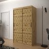 Szafa TONNY 1 120 korpus dąb artisan, fronty w kolorze plaster miodu dąb artisan