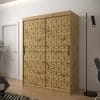 Szafa TONNY 1 150 korpus dąb artisan, fronty w kolorze plaster miodu dąb artisan