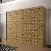 Szafa TONNY 1 250 korpus dąb artisan, fronty w kolorze plaster miodu dąb artisan