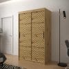 Szafa LIA 1 120 korpus dąb artisan, fronty jodełka dąb artisan