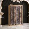 Szafa STODOŁA 1 120 Korpus w kolorze dąb artisan , fronty nadruk