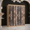 Szafa STODOŁA 1 150 Korpus w kolorze dąb artisan , fronty nadruk