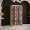 Szafa STODOŁA 1 100 Korpus w kolorze dąb artisan , fronty nadruk