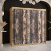 Szafa STODOŁA 1 180 Korpus w kolorze dąb artisan , fronty nadruk