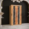 Szafa Żywica 1 100 Korpus w kolorze dąb artisan , fronty wzór zywica