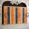 Szafa Żywica 1 250 Korpus w kolorze dąb artisan , fronty wzór zywica