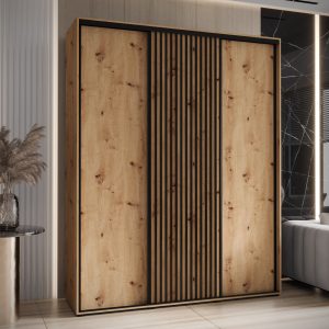 Szafa LANKO 200 Korpus dąb artisan fronty dąb artisan