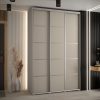 Szafa DAKOTA 4 160 45cm kolor kaszmir listwa srebrna