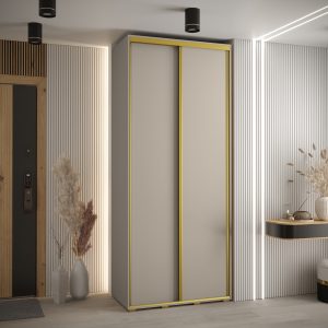 Szafa DAKOTA 1 100 szerokość 45cm kolor kaszmir prowadnica złota