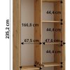 Wnętrze 120 szerokość 45 cm
