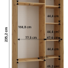 Wnętrze 130 szerokość 45 cm