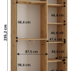 Wnętrze Dakota 140 szerokość 45 cm