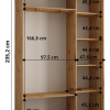 Wnętrze Dakota 150 szerokość 45 cm