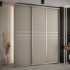 Szafa Dakota 10 200 45 cm korpus kaszmir fronty listwa srebrna