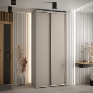 Szafa Dakota 1 110 60cm głębokość korpus kaszmir fronty kaszmir