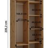 Wnetrze Dakota 120 głębokość 60 cm