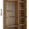 Wnetrze Dakota 140 głębokość 60 cm