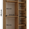 Wnetrze Dakota 140 głębokość 60 cm