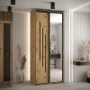 Kast CANNES 9-110 Breedte: 45 cm Korpus: wit Front: artisan eiken Lijst: xwart