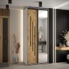 Kast CANNES 9-110 Breedte: 45 cm Korpus: wit Front: artisan eiken Lijst: zwart