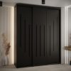 Kast CANNES 8-200 Breedte: 45 cm Korpus: zwart Front: zwart Lijst: zwart