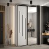 Kast CANNES 9-140 Breedte: 45 cm Korpus: wit Front: wit Lijst: zwart