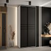 Kast CANNES 10-110 Breedte: 45 cm Korpus: zwart Front: zwart Lijst: zwart