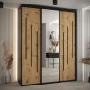 Kast CANNES 9-190 Breedte: 45 cm Korpus: zwart Front: artisan eiken Lijst: zwart