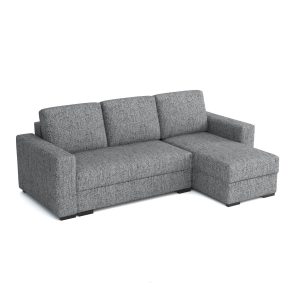 Hoekbank LORENT, grijs,