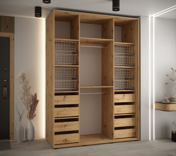 Kledingkast 160 / manden / lades